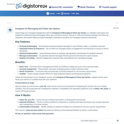 Instagram AI Messaging and Follow Ups System