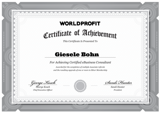 Certified eBusiness Consultant Giesele Bohn