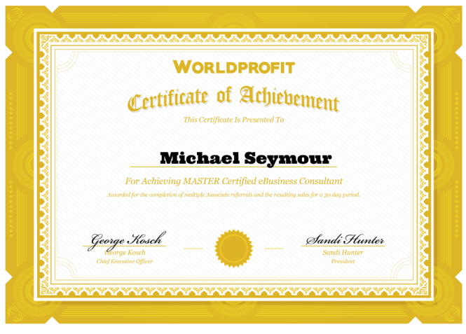 Master Certified eBusiness Consultant Michael Seymour