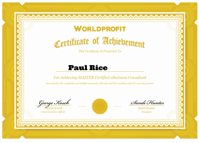 Master Certified eBusiness Consultant Paul Rice