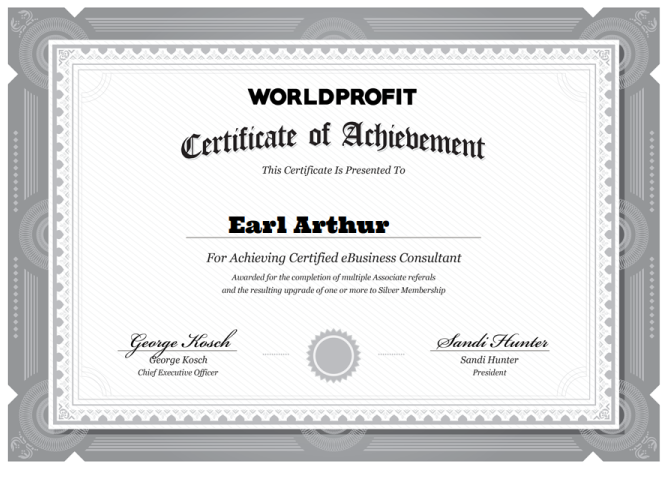 Certified eBusiness Consultant Earl Arthur