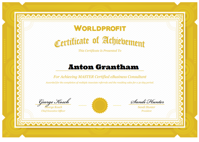 Master Certified eBusiness Consultant Anton Grantham